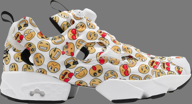 Кроссовки instapump fury og 'emoji' Reebok, многоцветный - фото