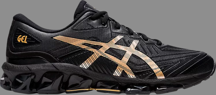 Кроссовки gel quantum 360 7 'black pure gold' Asics, черный - фото