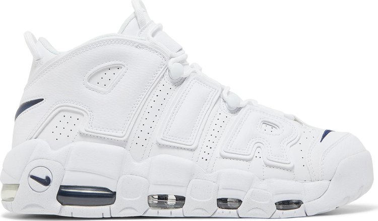 Кроссовки Nike Air More Uptempo 'White Midnight Navy', белый - фото