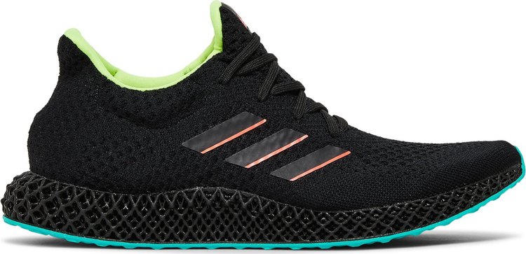 Кроссовки Adidas Futurecraft 4D 'Black Carbon Turbo', черный - фото