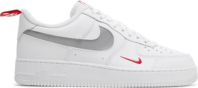 Кроссовки Nike Air Force 1 Low 'Cut Out Swoosh - White', белый - фото