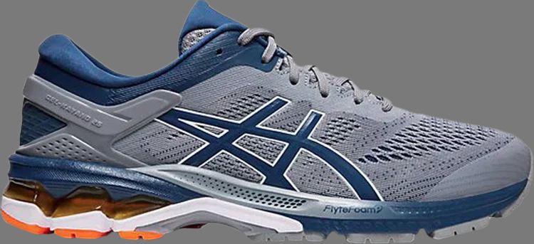 Кроссовки gel kayano 26 'sheet rock mako blue' Asics, серый - фото