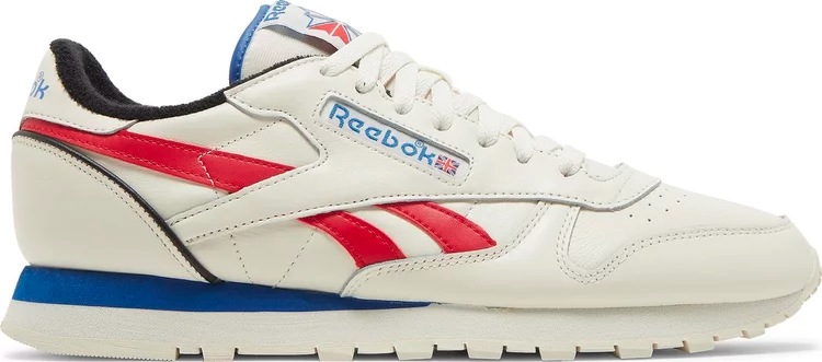 Кроссовки classic leather 1983 vintage 'white vector blue' Reebok, белый - фото