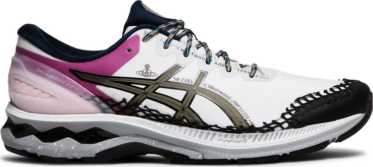 Кроссовки vivienne westwood x gel kayano 27 de 'white lichen rock' Asics, белый - фото