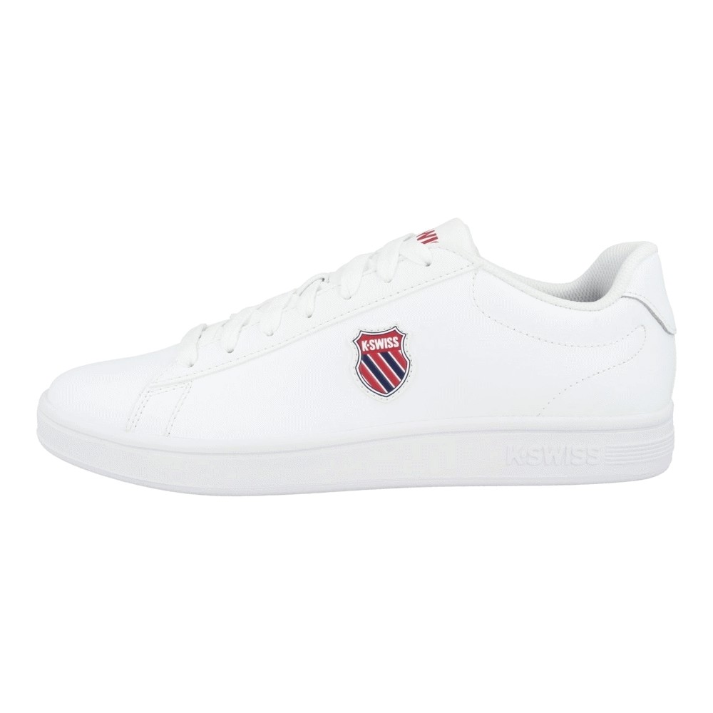 Кроссовки K-SWISS Court Shield, white-corporate (06599-113) - фото