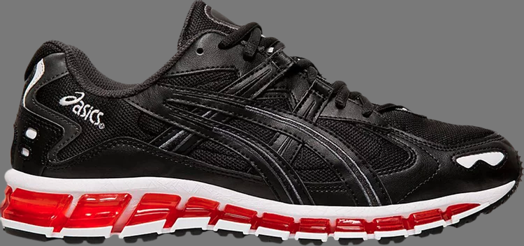 Кроссовки gel kayano 5 360 'black red' Asics, черный - фото