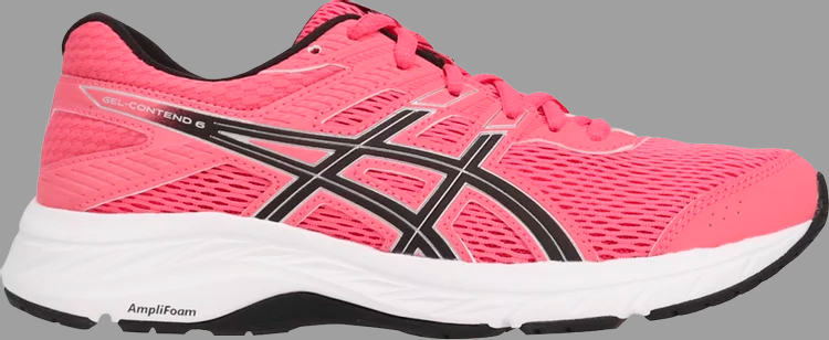 Кроссовки wmns gel contend 6 'pink gameo' Asics, розовый - фото