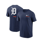 Мужская темно-синяя футболка через плечо Detroit Tigers Nike, синий - фото 4