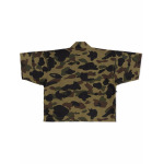 A Bathing Ape рубашка 1st Camo с короткими рукавами, зеленый - фото 2