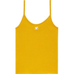 Топ Courrèges Knit Tank Top 'Ochre', оранжевый - фото