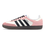 Кроссовки adidas originals Samba Series Skateboarding Shoes Unisex Low-top White/pink/black, белый - фото 2