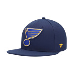 Мужская темно-синяя шляпа с логотипом St. Louis Blues Core Primary Fanatics - фото