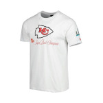 Мужская белая футболка Kansas City Chiefs Historic Champs New Era, белый - фото 3