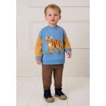 Спортивный костюм TIGER APPLIQUE  JOGGER SET JoJo Maman Bébé, синий - фото 4