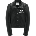 Куртка Courrèges Vinyl Jacket 'Black', черный - фото