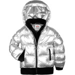 Пальто Appaman Flurry Insulated Double Zip Coat, серебряный - фото