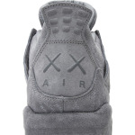 Кроссовки KAWS x Air Jordan 4 Retro Cool Grey, серый - фото 7