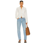 Топ Free People Classic Oxford, цвет Ivory Combo - фото 4