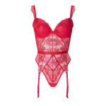 Кружевное боди кармен Ann Summers, красный - фото 3