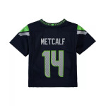 Игровая майка Infant DK Metcalf College Navy Seattle Seahawks Nike, синий - фото 2