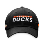 Мужская фирменная черная регулируемая кепка Anaheim Ducks Authentic Pro Rink Fanatics - фото 3