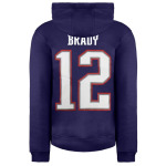 Толстовка с капюшоном Fanatics NFL New England Patriots Tom Brady Fanatics, синий - фото 2