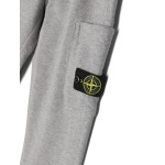 Stone Island Junior спортивные брюки с нашивкой Compass, серый - фото 3