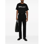 Bally футболка из органического хлопка с логотипом, черный - фото 2