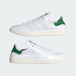 Кроссовки Stan Smith Декон Adidas, цвет Cloud White/Green/Core White - фото 7