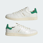 Кроссовки Stan Smith Люкс Adidas, цвет Cloud White/Cream White/Green - фото 8