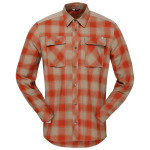 Рубашка Norrøna Femund Flannel Shirt, цвет Pureed Pumpkin - фото