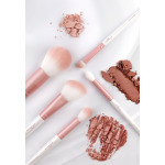 Набор кистей Daily Essentials Brush Set Candy Luvia Cosmetics, цвет pearl white/candy pink - фото 4