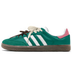 Кроссовки adidas originals SAMBA OG Skateboarding Shoes Unisex Low-top Pink, зеленый - фото