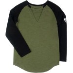 Футболка Appaman Baseball Tee, цвет Olive - фото