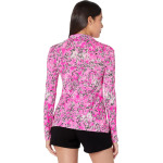 Домашний топ Lilly Pulitzer Pj Knit Long Sleeve Button-Up Top, цвет Plumeria Pink/Purposefully Pink - фото 2