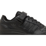 Кроссовки Adidas Forum Low 'Triple Black', черный - фото 2