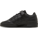 Кроссовки Adidas Forum Low 'Triple Black', черный - фото 3