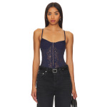 Боди Free People x Intimately FP Lace Night Rhythm In Jazzberry, цвет Jazzberry - фото