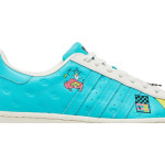 Кроссовки Adidas Arizona x Superstar 'Have an Iced Day - Teal Yellow', зеленый - фото 2