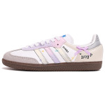 Кроссовки adidas originals SAMBA OG Skateboarding Shoes Unisex Low-top White/purple, сиреневый/фиолетовый/белый - фото