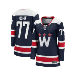 Женская фирменная майка TJ Oshie Navy Washington Capitals 2020/21 альтернативного игрока отколовшегося премьер-министра Fanatics, темно-синий - фото