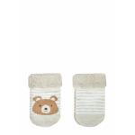 Носки 2-PACK STRIPE ELEPHANT JoJo Maman Bébé, бежевый - фото 2