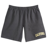 Шорты Sporty & Rich California Gym Shorts, цвет Faded Black & Gold - фото