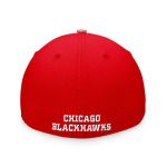 Мужская красная кепка с логотипом Chicago Blackhawks Defender Flex Hat Fanatics - фото 2