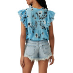 Топ Free People Naya Printed Top, цвет Day Dream Combo - фото