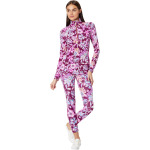 Куртка Justine Half Zip Upf 50+ Lilly Pulitzer, цвет Amarena Cherry Tropical with A Twist - фото 4