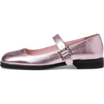 Туфли на плоской подошве Free People Rumor Diamante Mary Jane, цвет Frost Pink Metallic - фото 4