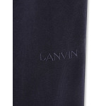 Lanvin Enfant спортивные брюки с вышитым логотипом, черный - фото 3