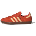 Кроссовки adidas originals SAMBA OG Skateboarding Shoes Unisex Low-top Orange Red / Old Red, красный - фото