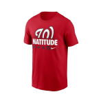 Мужская красная футболка Washington Nationals Natitude Local Team Nike, красный - фото 3